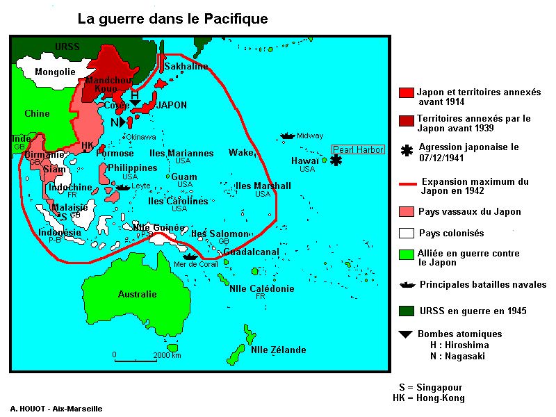 La guerre dans le Pacifique